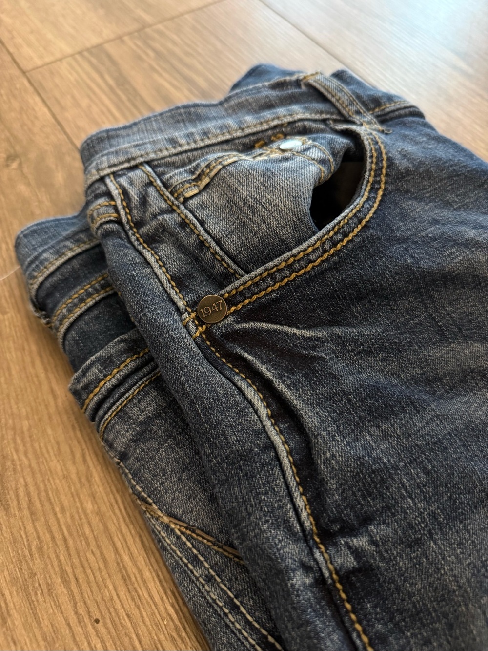 Wrangler Retro Slim Boot Cowboy Dark Wash 10WLT77LY Men Size: 30x36 Denim Jeans - Picture 10 of 11